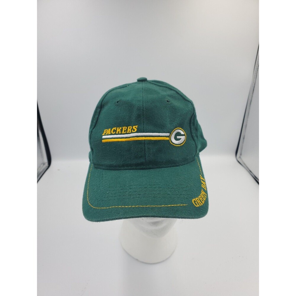 Vintage Green Bay Packers NFL Game Day Logo 7 Snapback Hat Cap